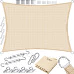 Schaduwdoek - zonnedoek - zonwering - 3x4 meter - met, Tuin en Terras, Verzenden, Nieuw