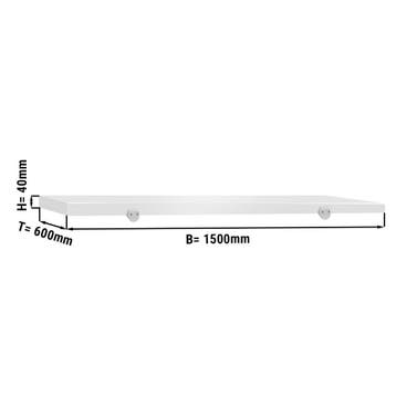 GGM Gastro | Snijplaat voor werktafel - 1500x600mm - Dikte:, Verzenden, Nieuw in verpakking, Meubilair