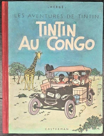 Tintin T2 - Tintin au Congo N&B (A18 ) - 1 Album, Boeken, Nieuw