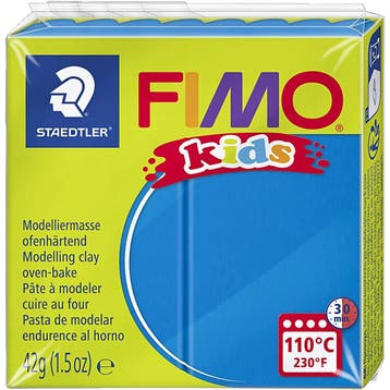 FIMO® Kids Boetseerklei, blauw, 42 gr/ 1 doos, Nieuw