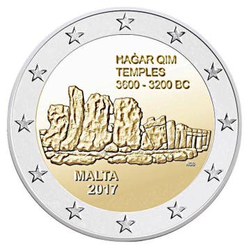 Malta 2 Euro Hagar Qim 2017, Verzenden