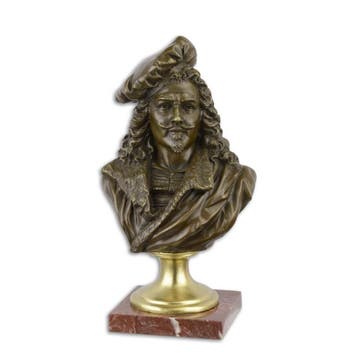 BRONZEN BEELD VAN REMBRANDT HARMENSZOON VAN RIJN (Interieur), Verzenden, Nieuw