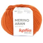 Katia Merino Aran - 101 oranje - Merinogaren, Ophalen of Verzenden, Nieuw