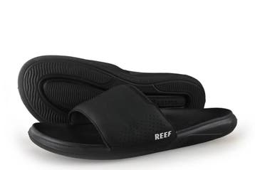Reef Slippers in maat 45 Zwart, Slippers, Verzenden, Zwart, Zo goed als nieuw