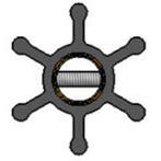 Impeller Volvo: 875583, 3586496, 21951342 Westerbeke: 36630, Ophalen of Verzenden, Nieuw, Motor en Techniek, Zeilboot of Motorboot