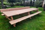 Rockwood® Picknicktafel Douglas Boomschors 5cm dik 5.00m, Ophalen of Verzenden, Nieuw, Rechthoekig, Hout