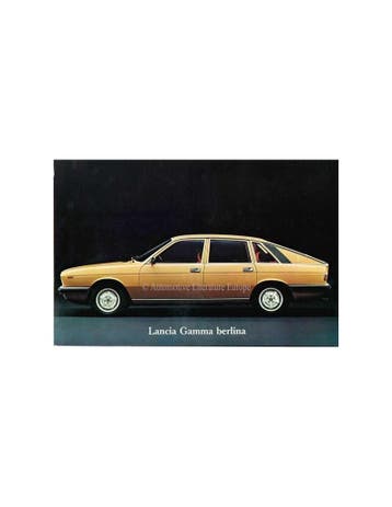 1977 LANCIA GAMMA BERLINA BROCHURE, Nieuw, Author