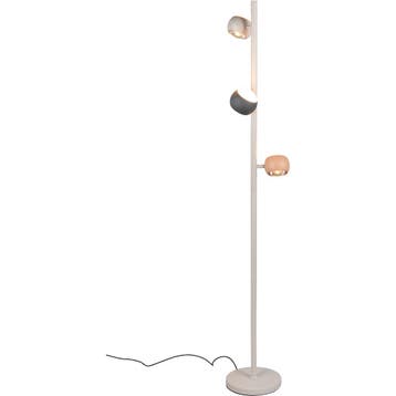 LED Vloerlamp - Musterring Cannon - 3 Lichtpunten van 5 Watt, Huis en Inrichting, Ophalen of Verzenden, Nieuw, Metaal