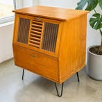 Vintage design dressoir dubbele klep, Gebruikt, Met klep(pen), Vintage, 50 tot 100 cm