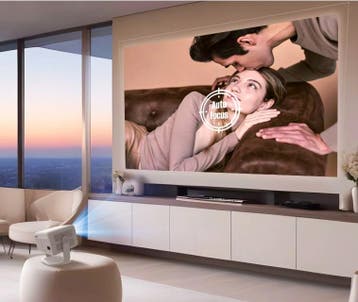 Mini Beamer 1080P 650 ANSI 8K Smart WiFi6 Bluetooth, Verzenden, Nieuw