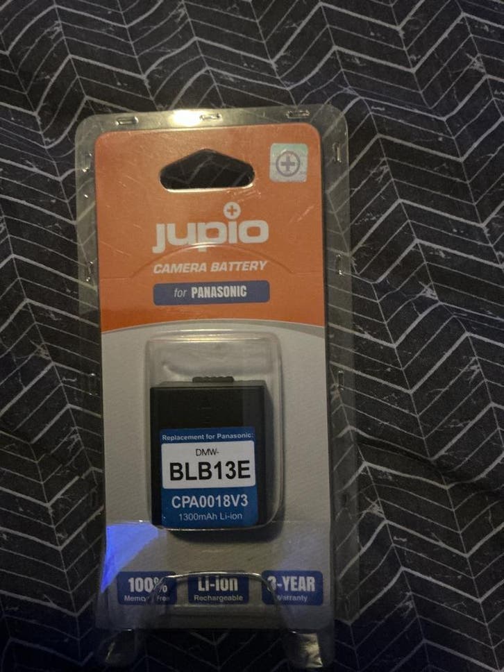 Jupio camera-accu Panasonic DMW-BLC12 (hoog capaciteit), Audio, Tv en Foto, Accu's en Batterijen, Nieuw, Verzenden