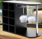 Barkast met Wijnrek – 8 Flessen, IJzeren Frame & Houtlook, Verzenden, Nieuw