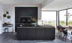 Nieuwe zwarte keuken met apparatuur en garantie (ref: Harry), Huis en Inrichting, Keuken | Complete keukens, Ophalen of Verzenden