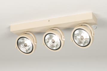 Rietveld Spots - Beige, Zand - Aluminium, Verzenden, Nieuw