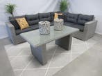 Te Velde tuinmeubelen palermo Hoek Lounge set links 5 delig, 6 zitplaatsen, Bank, Nieuw, Loungeset