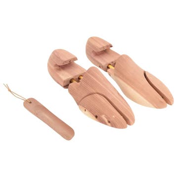 vidaXL Schoenspanner met schoenlepel EU 44-45 massief, Verzenden, Nieuw