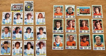 1990, 1974 Panini Italia 90 WM 74 Johan Cruyff, Diego, Nieuw