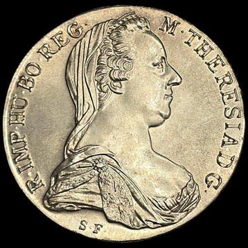 Oostenrijk. Maria-Theresia. Thaler (taler) 1780 / Restrike