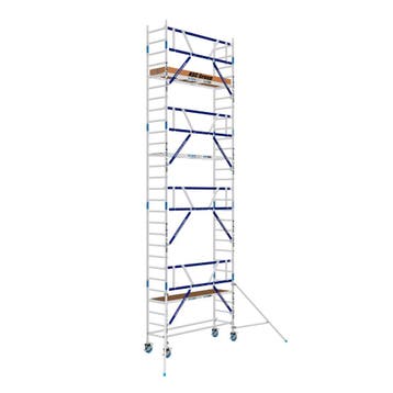 AGS Pro rolsteiger ASC 75 x 250 x 9,2wh enkelzijdig, Doe-het-zelf en Verbouw, Steigers, Verzenden, Nieuw, Rolsteiger of Kamersteiger