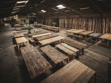 Oud Eiken Tafelbladen, Gebruikt, Rechthoekig, Grenenhout
