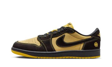 Jordan 1 Retro Low OG Quai 54 Black Tour Yellow Red, Nieuw