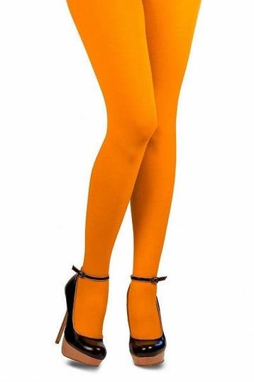 Oranje Panty S t/m XXL - S/M, Verzenden, Nieuw