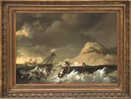 Johannes Hermanus Koekkoek (1778-1851), De Schipbreuk