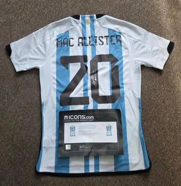 Argentina - Wereldkampioenschap Voetbal - Mac Allister -, Nieuw