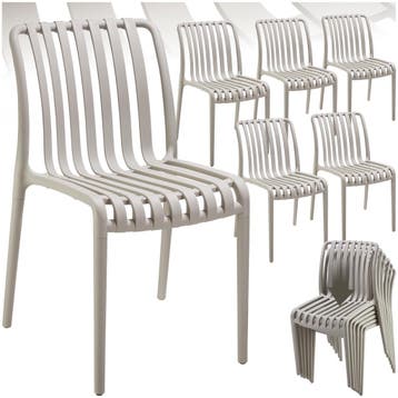 Tuinstoelen Alcudia, weerbestendig, stapelbaar, Verzenden, Nieuw