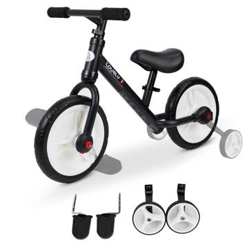 TRUUSK Kinderloopfiets 2-in-1 - Loopfiets Met Zijwieltjes en, Verzenden, Nieuw
