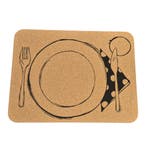 Kurk placemats set 4 stuks - Bestek, Huis en Inrichting, Keuken | Textiel, Ophalen of Verzenden, Nieuw