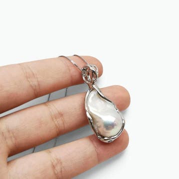 Parel - Argento 925 - Ketting met hanger - verlorenwasgieten