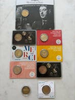 Frankrijk, Monaco. 2 Euro Various Years (9 stuks) (Zonder