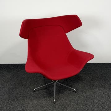 Offecct Oyster Easychair - Rood, Ophalen of Verzenden, Gebruikt