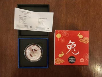 Frankrijk. 10 Euro 2023 Année du Lapin Proof (Zonder