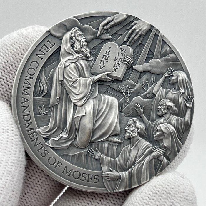 Kameroen. 2,000 Francs 2024 – Bible Stories: The Ten, Postzegels en Munten, Munten | Europa | Niet-Euromunten