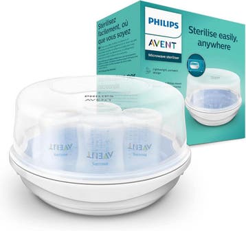 Magnetron Sterilisator | 4 Flessen | Tweedekansje OP=OP, Kinderen en Baby's, Babyvoeding en Toebehoren, Ophalen of Verzenden, Zo goed als nieuw
