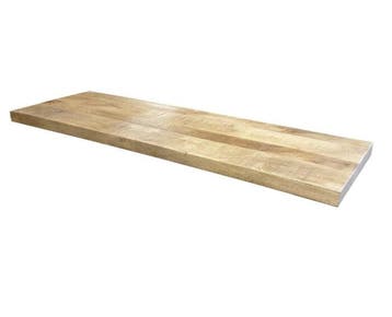 Mangohouten plank 160x40x4 cm - Naturel, Huis en Inrichting, Ophalen of Verzenden, Nieuw