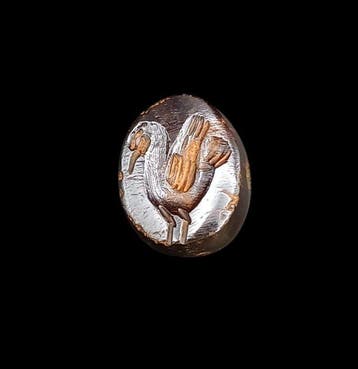 Sasanian Steen Stempelzegel - 15 mm (Zonder minimumprijs)