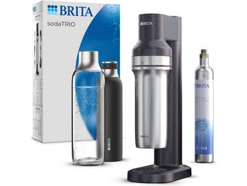 BRITA sodaTRIO - Bruiswatermachine - incl. 1x glazen fles, Verzenden