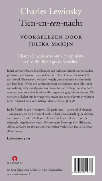 Tien en een nacht 9789047615378 Charles Lewinsky, Boeken, Verzenden, Zo goed als nieuw, Charles Lewinsky