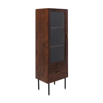 *WOONWINKEL* Kare Design Ravello Smalle Vitrinekast Sheesham, Verzenden, Nieuw