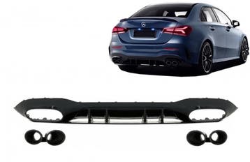 Achterdiffusor Mercedes A-Class V177 Sedan (2018-..) zwart, Ophalen of Verzenden, Nieuw