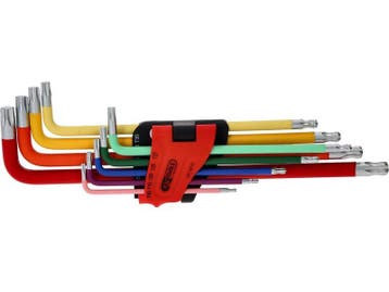 Haakse Torx-inbussleutelset met kogelkop - extra lang - 9 -, Ophalen of Verzenden