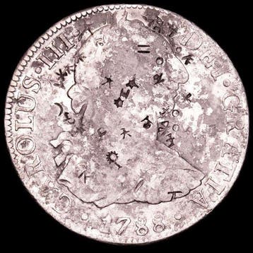 Spanje. Carlos III. 8 Reales Acuñados en Ciudad de Mexico,