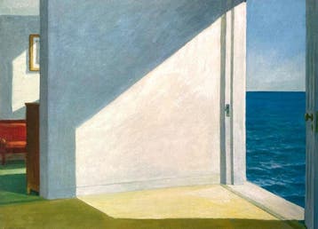 Edward Hopper (after) - Rooms by the sea - Offset, Antiek en Kunst