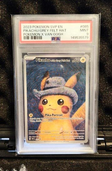 Pokémon - 1 Graded card - Pikachu with Grey Felt Hat #085, Nieuw
