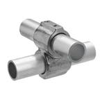 Buiskoppeling Kruisstuk uit het Vlak Ø 42 mm Aluminium, Verzenden, Nieuw