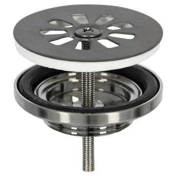Fontein Afvoerplug Differnz Mix Gunmetal, Ophalen of Verzenden, Nieuw, Overige typen