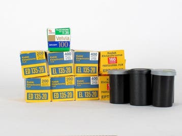 Kodak, Agfa, Fujifilm Lot de 14 films périmés Kodak / Fuji /, Nieuw